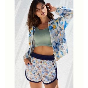 {anthropologie} daily practice floral shorts
